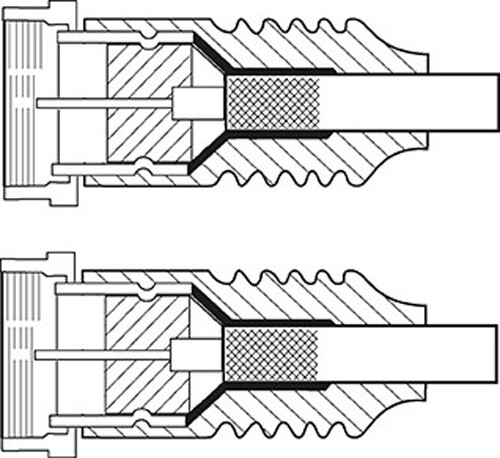 1,5m SAT Koax Kabel Digital TV HD Antennenkabel F-Stecker Koaxialkabel vergoldet - Bild 2 von 4