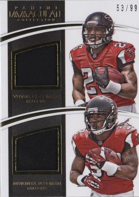 2015 Panini Immaculate Collection Devonta Freeman Tevin Coleman #IDJ-FRB - 1 of 2