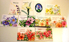 Lot of 10 Thank You  Friendship Greeting Cards With Envelopes - NEW WW 