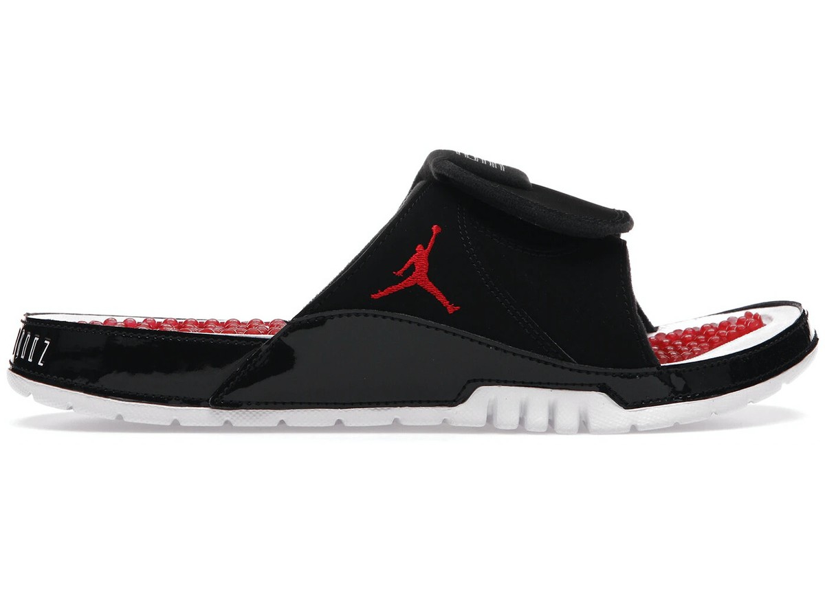 JORDAN HYDRO XI RETRO MEN'S BLACK / VARSITY RED AA1336 006 | eBay