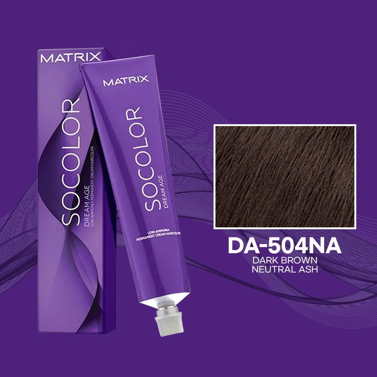 hir0.to.maronページ MATRIX SoColor Dream Age Permanent Color 3 oz DA 504NA dark Brown