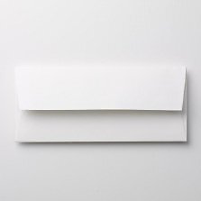 Cranes Crest Fluorescent White Wove Square Flap #10 Envelopes - 24 lb, 500 Pack