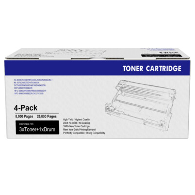 Toner Cartridge TN-650 High Yield DR-620 Drum for Brother MFC-8890DW MFC-8680DN