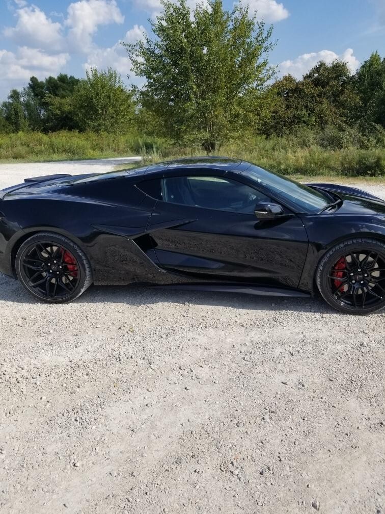2023 Black Chevrolet Corvette   | C8 Corvette Photo 2
