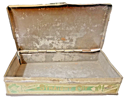 richmond cigarettes The Richmond Straight Cut Cigarettes Tin Allen & Ginter (Liggett & Myers)