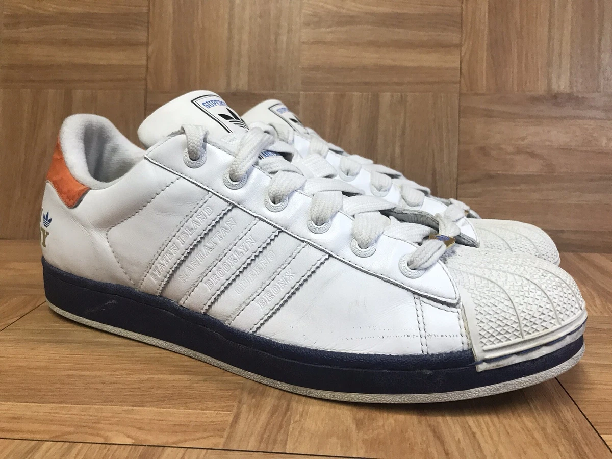 Mañana Acusador Evaluable RARE🔥 Adidas Originals Superstar City Pack New York Big Apple I love NY Sz  13 | eBay