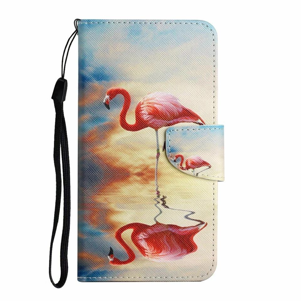 Flower Cat Butterfly Wallet Phone Case For Samsung S20 S21 S22 S23 Note 20 A32 - Image 3 of 4