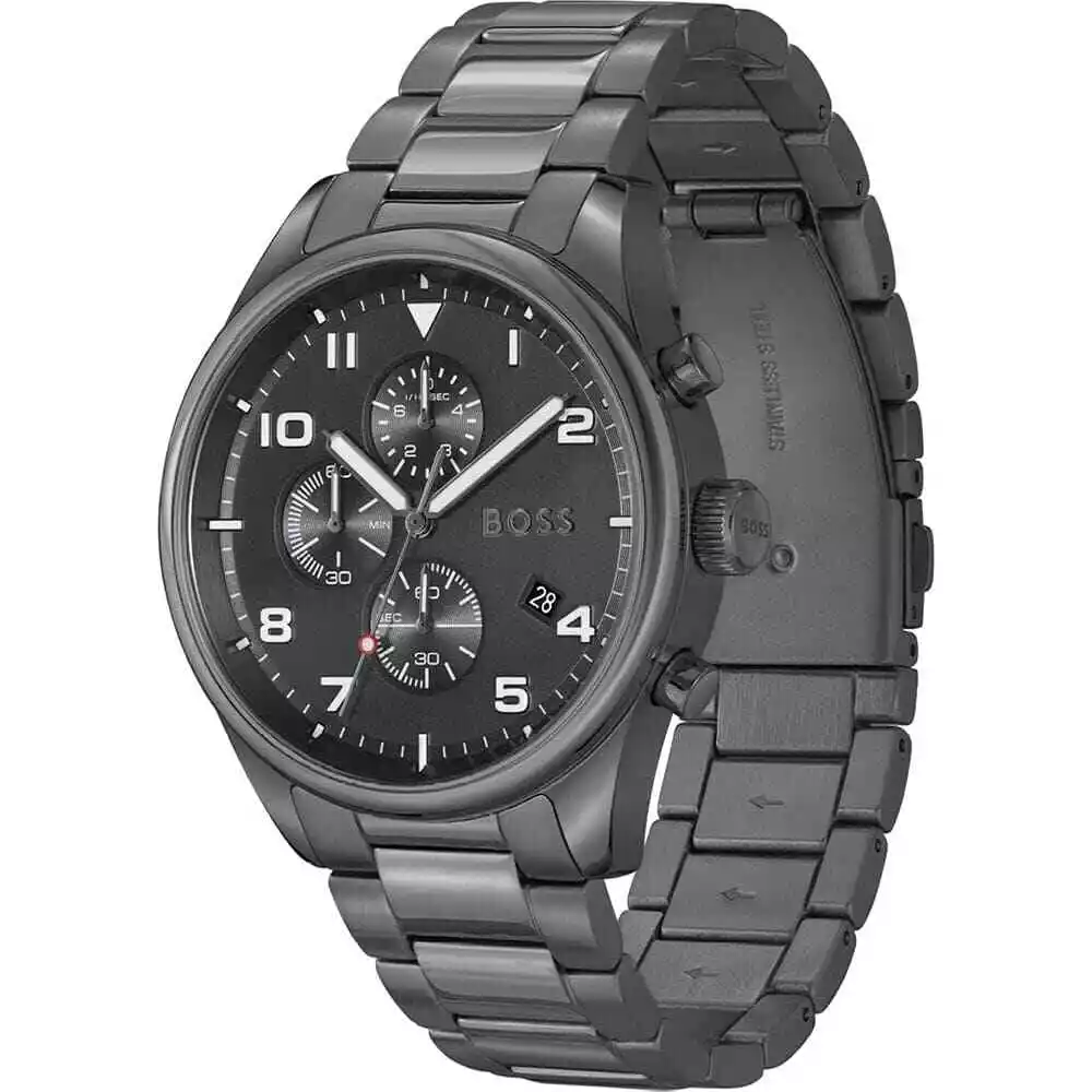 Hugo Boss Men\'s 1513991 View 44mm Quartz Watch | eBay