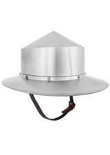 Battle-Merchant Eisenhut, 13. Jh., 1,6 mm Stahl - Mittelalter Ritter Helm 