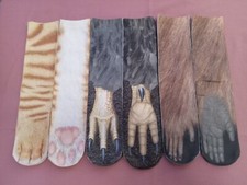 3-Pack of New Spandex Blend Novelty Socks-Assorted Designs-Fast Shipping 