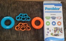 Pnrskter Hand Grip Strengthener, Finger Exerciser, Grip Strength Trainer (4 Pcs)