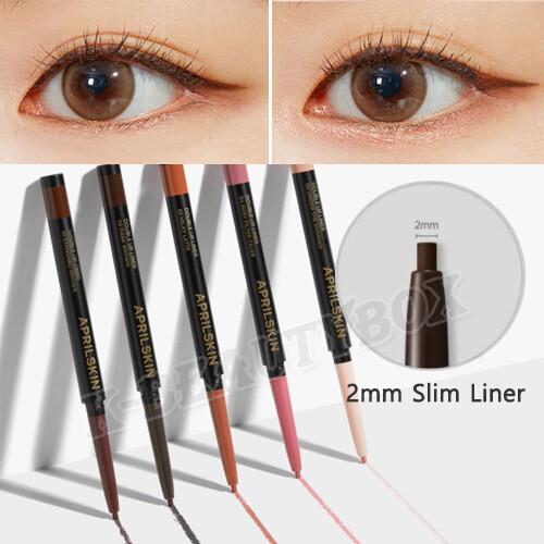APRILSKIN Double Up Liner Pencil Eyeliner #Under the Shimmer Slim Liner K-Beauty - Picture 12 of 12