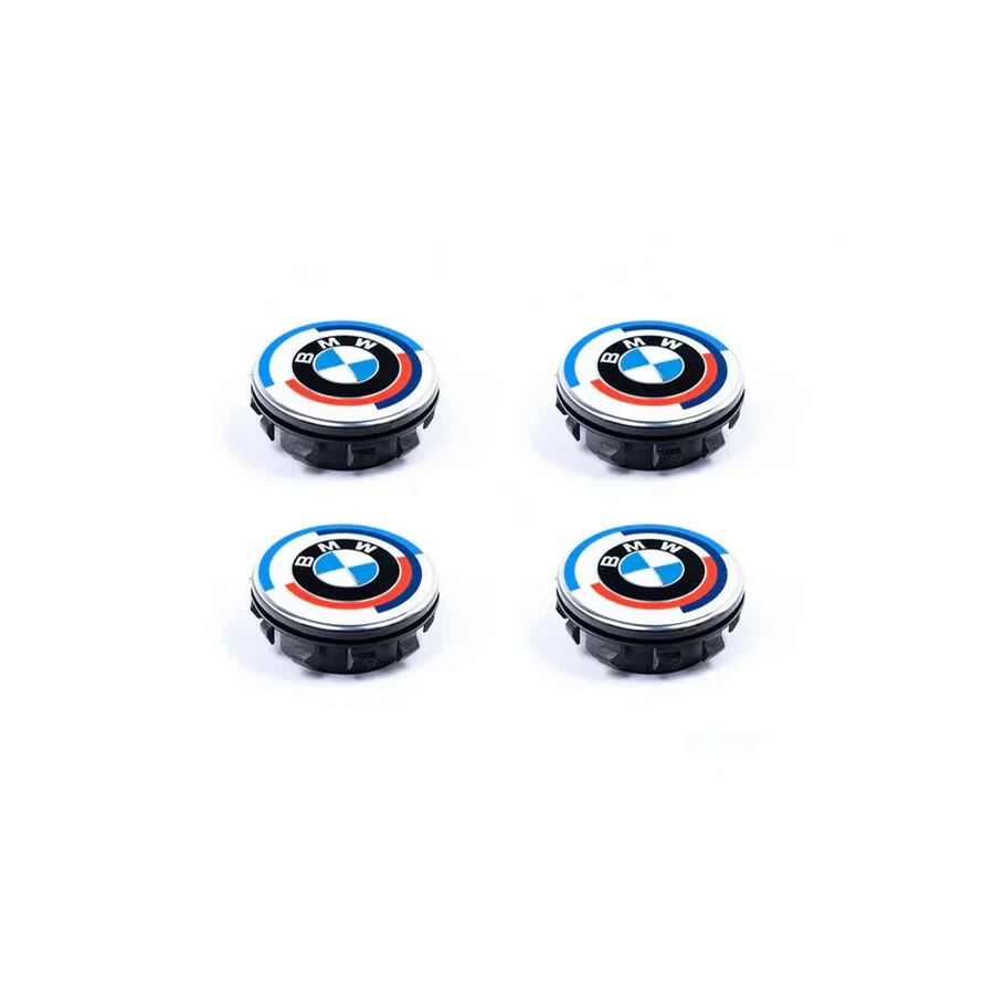 Floating Genuine BMW 50th Anniver 3 Series 2012 D 320d Wheel Centre Caps 68mm - Image 2 of 2