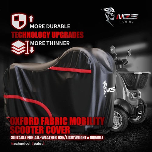 Universal Fit Outdoor Scooter Cover - Waterproof, Windproof, & Anti-Theft Design - Picture 4 of 9