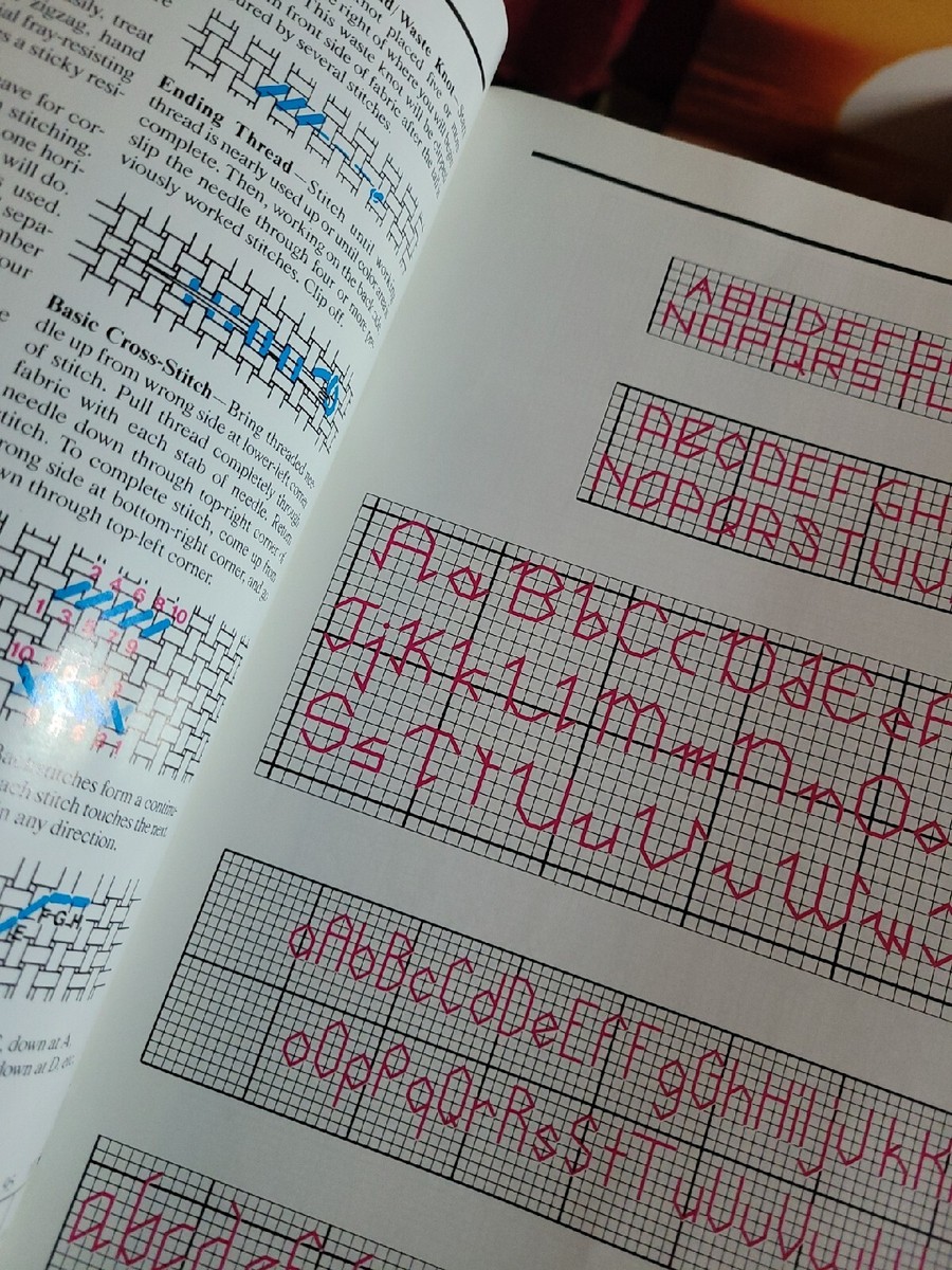 CLASSIC ALPHABETS Herrschners CROSS STITCH Leaflet Supplement To