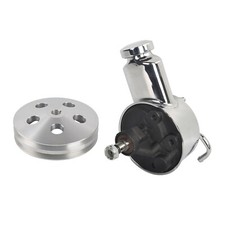 For Chevy Sbc Bbc 350 Saginaw Power Steering Pump 2 Groove Keyway Pulley Kit