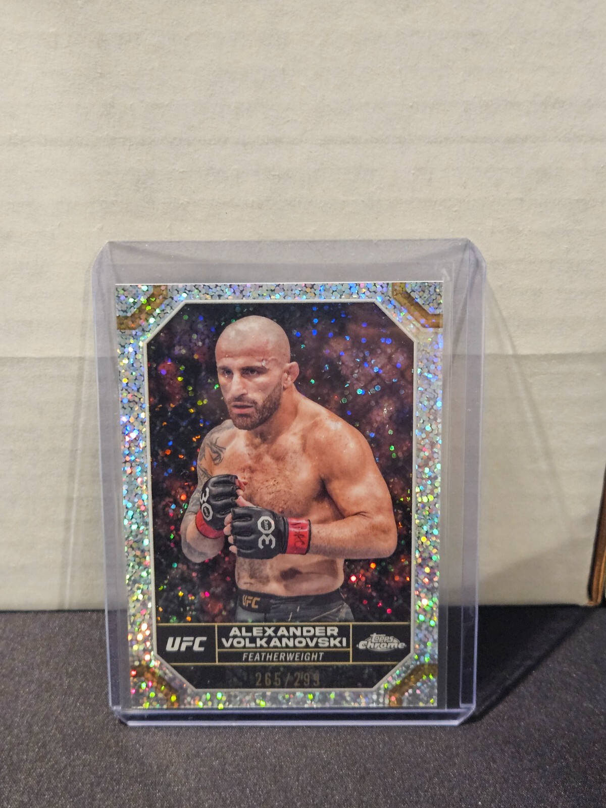 2024 Topps Chrome UFC Alexander Volkanovski #7 Sparkle 265/299