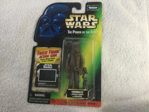 Star Wars Power of the Force Chewbacca as Boushh's Bounty Bowcaster 1998 Kenner - 第 1/6 張圖片