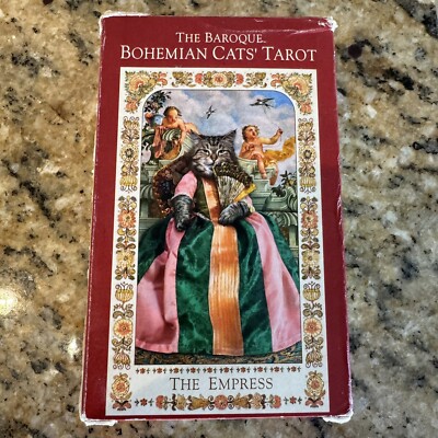 Ultra Rare The Baroque Bohemian Cats Tarot Card Deck 2004 OOP HTF