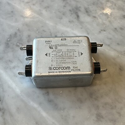 CORCOM F2554 3A 120V 50/60HZ 8229 EMI