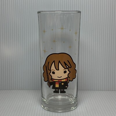 Wizarding World HERMIONE Tall Drinking Glass 6'' Barware, Harry Potter WW, NWOT