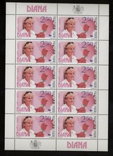 Bosnia And Herzegovina 1997 Mini Sheet Lady Diana New Rubber Complete MNH N1962