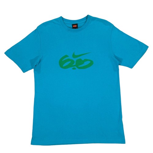 Vintage Nike 6.0 Skateboarding Blue & Green Short Sleeve T Shirt Size Medium