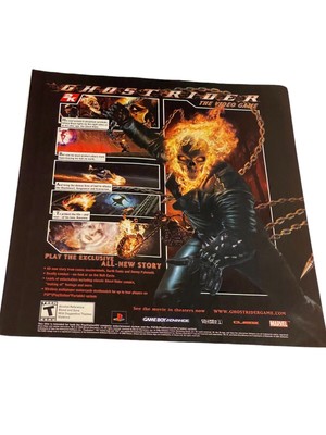 Ghost Rider The Video Game Magazine Print Ad PS2 Poster Official Art ...