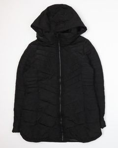black parka coat size 20
