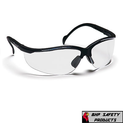 PYRAMEX VENTURE II SAFETY GLASSES CLEAR LENS WORK EYEWEAR SB1810S Z87+ (72 PAIR)
