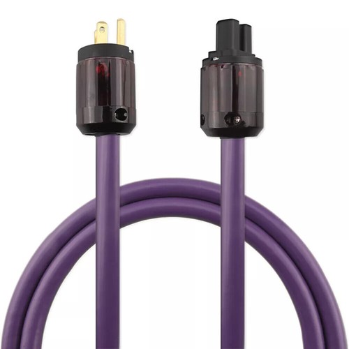 CRYO-156 OFC Copper HiFi Audio Power Cable US EU Plug Schuko AC Main Supply Cord - Picture 16 of 19