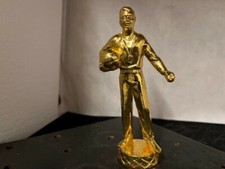Vintage Gold Metal Male Basketball Coach Trophy Topper