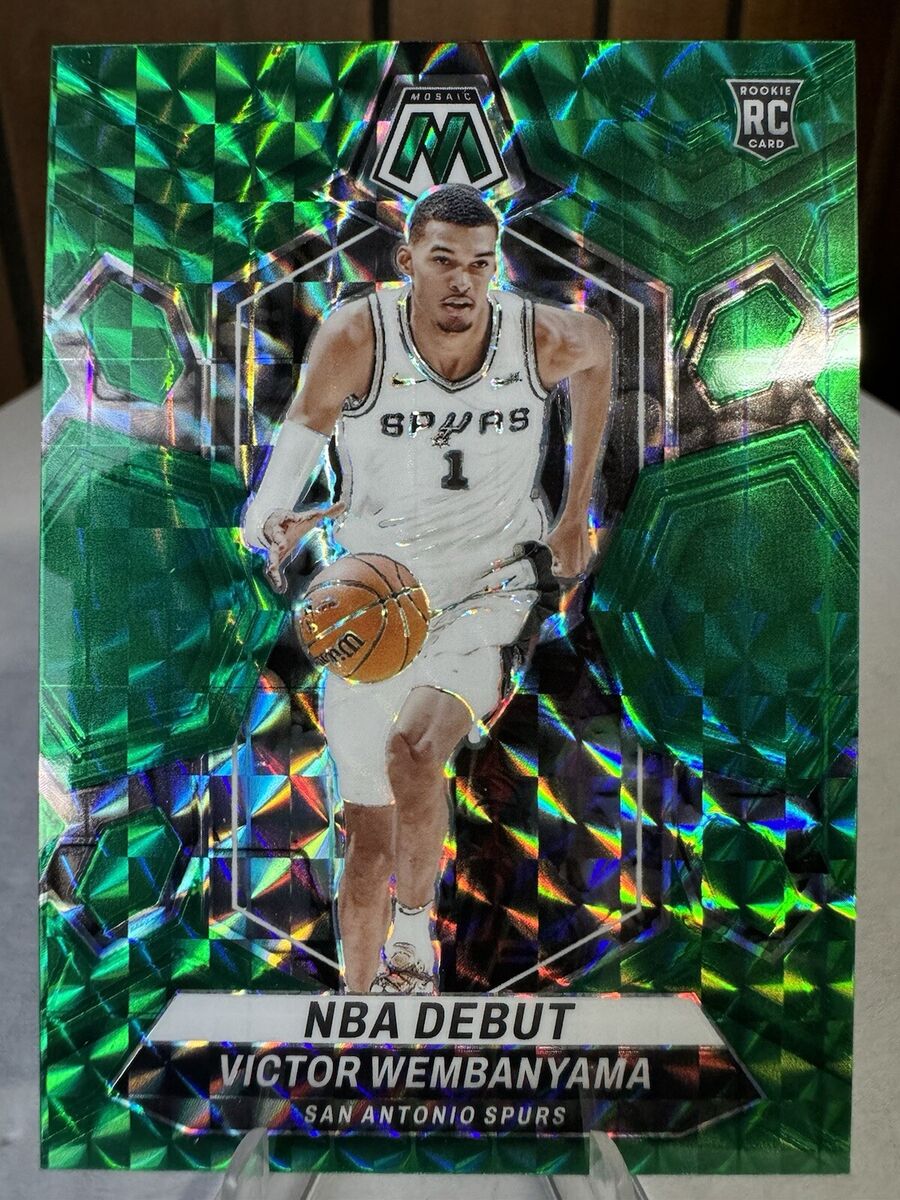 2023-24 Mosaic Victor Wembanyama Green Prizm Mosaic NBA 2023-24 Mosaic Victor Wembanyama Green Prizm Mosaic NBA