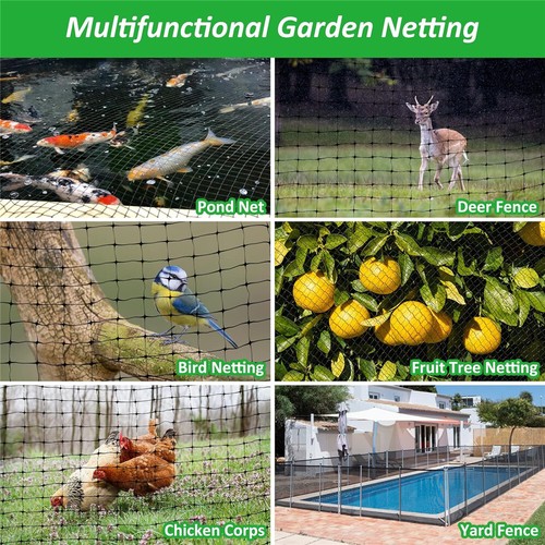 Anti Bird Netting 5 x 100 ft Heavy Duty Garden Animal Fence Protect Fruits Trees - Picture 7 of 13