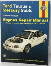 Haynes Repair Manual Ford Taurus & Mercury Sable 1996 thru 2005