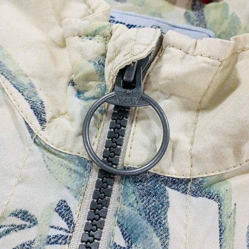 Tommy Bahama Jacket Mens Large Floral Lightweight Island Crafted Denim Jeans Zip - Picture 4 of 9