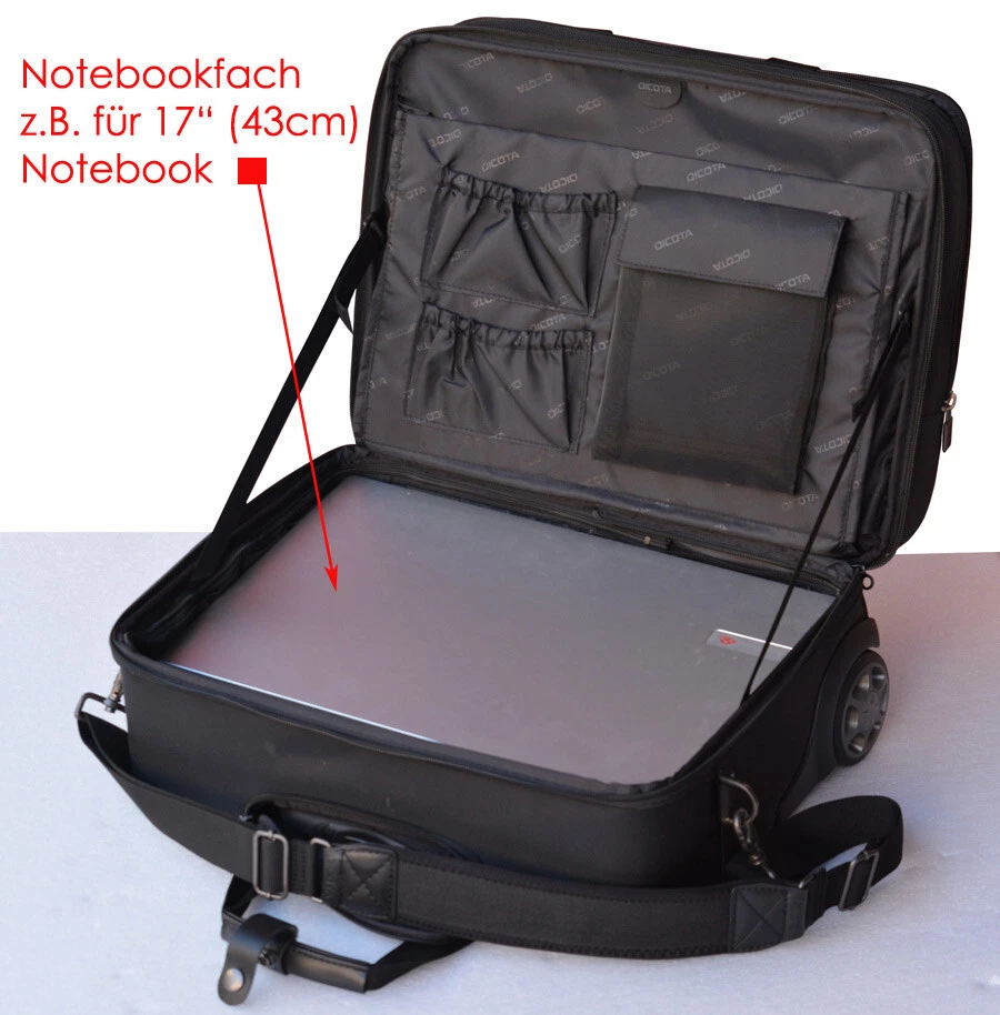 Bolsa de Viaje Carro DICOTA para Portátil hasta 17" 41x31cm + HP Officejet 100 Foto 3 de 4