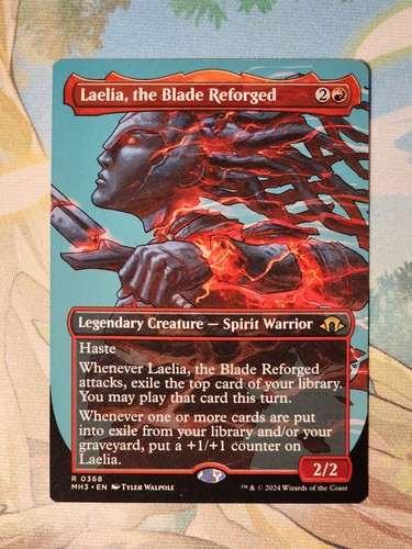 Laelia, the Blade Reforged 368 Borderless Modern Horizons 3 Magic Gathering MH3