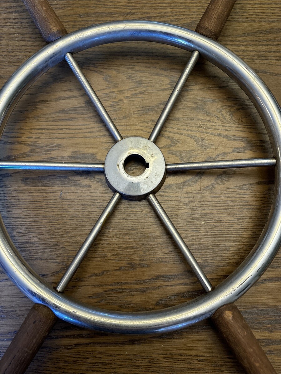 14 Inch Genuine Leather Boat Wheel SeaLux Marine 14 Inch Genuine ...