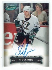 2006-07 UD Upper Deck Parkhurst  Stu Grimson  Auto  