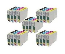 20 pezzi inchiostro per Epson Stylus D68 D88 DX3850 DX4250 DX4800 XXL con CHIP!