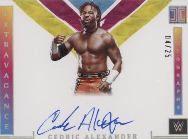 2023 Panini Impeccable WWE - Cedric Alexander #EA-CDA - 1 of 1