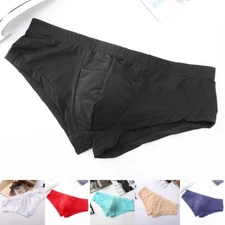 Shorts Underwear Panties Bikini Trunks Sexy Low Rise Ice Silk For Boxer Briefs