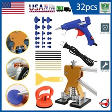 Car Repair Removal Hail Tabs Paintless Dent Puller Lifter Pdr Tool Kit Glue Gun