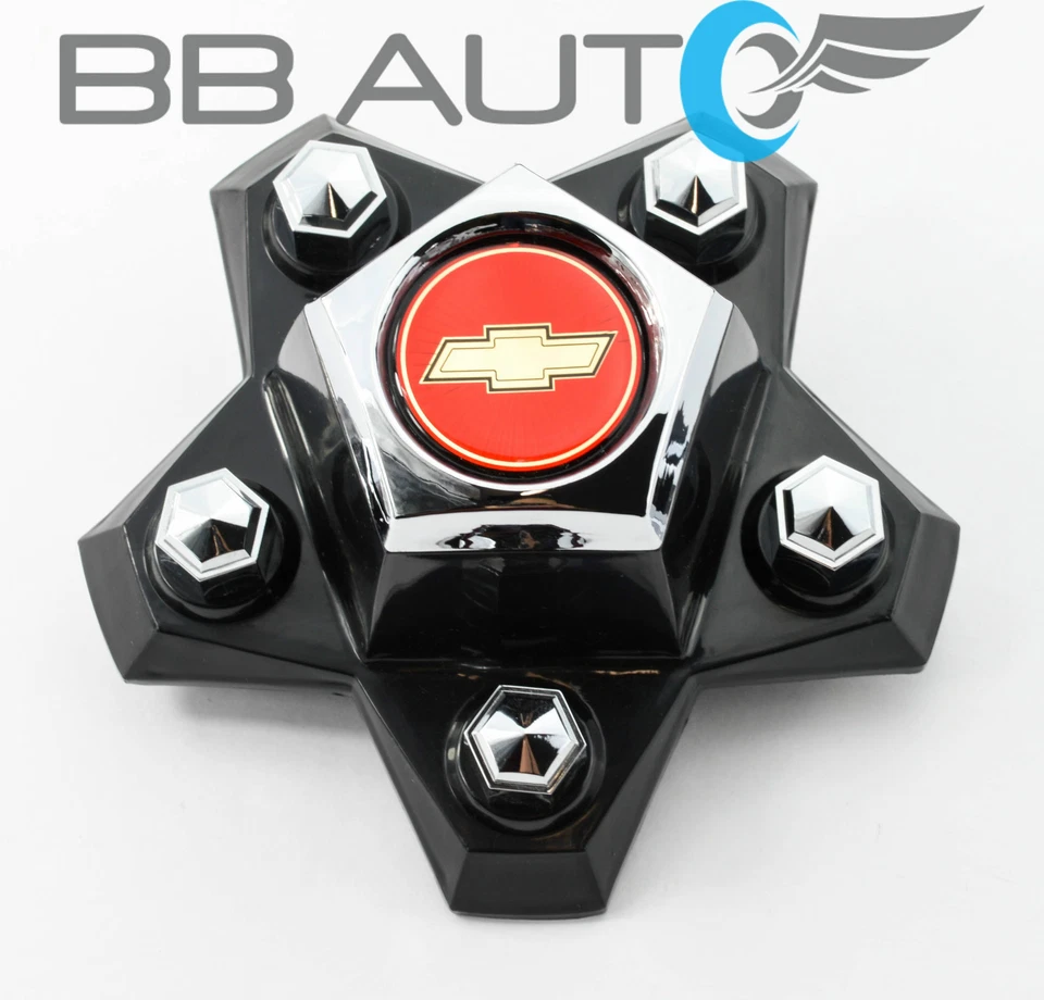 82-87 JUEGO TAPAS CENTRALES RUEDA RALLY CHEVROLET MONTE CARLO EL CAMINO MALIBU 14" NUEVO Foto 3 de 4