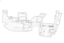 Luftleitblech, Ölkühler OE VW 80A 121 673H AUDI Q5 (FYB, FYG) 2 2016-202