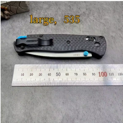 BM 535 Bugout EDC S90V Steel Blade Carbon Fiber Handle Pocket Knife Free Ship