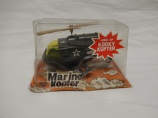 Vintage NIB Durham Industries U.S. Marine Wind-Up Plastic Kooky Helicopter