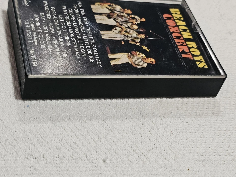 THE BEACH BOYS CONCERT DAYS Cassette Tape Capitol Records - Image 4 of 4