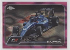 2024 Chrome Formula 1 F3 Cars Fuchsia Lava Refractor /225 Luke Browning #127 2k3